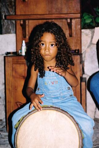 little drummer girl - Xel-Ha, Mexico