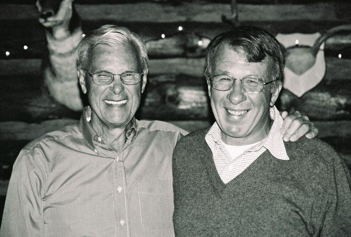 robert and dad - Laurie & Mikes Wedding - HF Bar Ranch Saddlestring, Wyoming