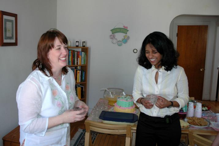 Leah and Susan Laughing - Providence, RI