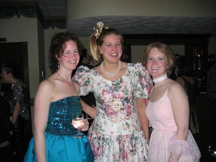 Hasbro Pediatric Residency 80's Prom - Burns, Mackenzie, Sharon