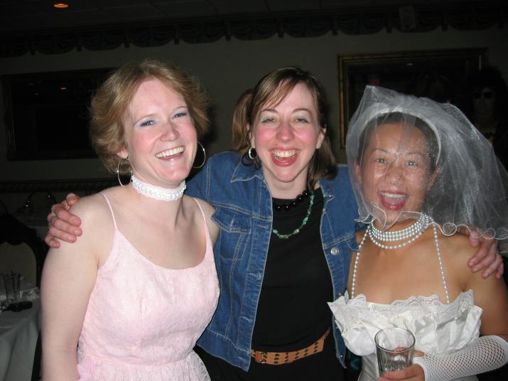 Hasbro Pediatric Residency 80's Prom - Karen, Shannon, Sharon